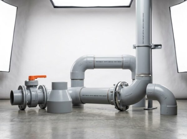 CPVC Chemical Fume Exhaust Duct Pipes