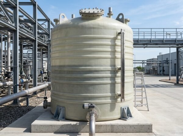CPVC FRP Dual Laminate Chemical Storage Tank