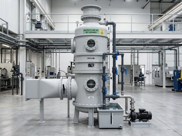 Polypropylene Packed Bed Wet Scrubber Tower