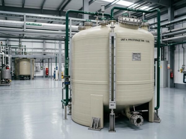 Industrial Polypropylene Chemical Storage Tank
