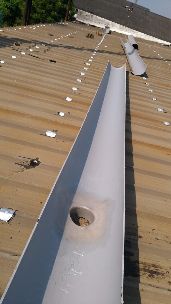 PVC Rain Gutter Bracket and Downpipe Installation - Nikunj Fibre Glass