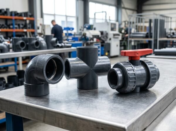 PVC Pipe Fittings Elbows Tees Flanges Gujarat